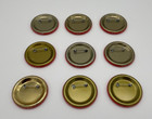 Lot Of 9 Vintage Advertisement Button Pins Dunlop Beats Goodyear Automobiles