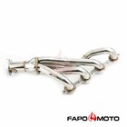 Fapo Single Turbo Headers For Lsx Ls2 T4 Top Mount Swap Crossover With 44mm Wg