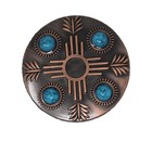 Set Of 4 Screw Back Conchos Western Saddle  Co608