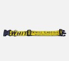 Adjustable Off White Print Leash And Collar Yellow For Pets   Dogs    