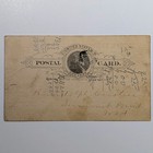1888 Civil War Reunion Postal Card Company A 8th Vermont Infantry Hyde Park Vt