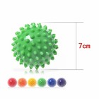 Spiked Massage Ball 7cm Pvc Hard Pain Relief Physio Fitness Tool