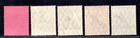 Germany Offices In Turkey 1908 Scott  55   59 Mint Never Hinged Vf Complete Set