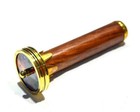 Kaleidoscope Wheel Brass Vintage Double Antique Glass Stained Handmade Gift