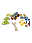 Hape Kids Basic Builder Wooden Build It Tool Box Play Set Toy Building Learning