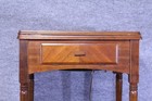 Singer Modern Sewing Machine Cabinet Spinet Leg Walnet Fits 66 306 15-91 201 306