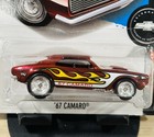 2017 Hot Wheels    67 Camaro Super Treasure Hunt Red Flames Near Mint   