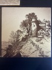 Antique Victorian Transferware Tile Lot 5 Attrib Minton Hollins Sepia Scenes