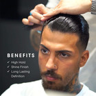 Pacinos Sleek - Signature Extra Hold Pomade With Shine  Long Lasting Definition 