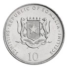 Somalia 10 Shillings  2000  Km  95  Mint