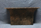Antique 29  Decorative Metal Ceiling Tin Mantle Shelf Tung Oil Rust Old 95-26b