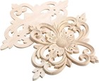 Rhomb Wood Carved Appliques Furniture Onlay Door Wall Closet Cabinet Decal Decor