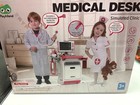 Play Doctor Kit For Kids Pretend Medical Set With Cart  In White red Deluxe Set