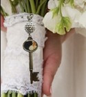 Bridal    bouquet Key Photo Frame For Wedding Memory Charm Bride