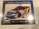 Jimmie Johnson Autographed 2020 Hms 7x Champ Full Size Helmet   Autographed Card