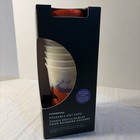 Starbucks Halloween 2022 Glow In The Dark Reusable Hot Cups 16oz 6 Pack Rare New