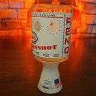 Vintage Harold s Casino Glass - Rocket Ship Design - Moon Shot - Rock And Shot