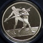 Athens 2004 Olympics Silver Proof 10 Euro Coin Set  Javelin  Case   Coa