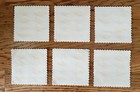 Rare Vintage 1940s-1960s Mcm Drink Cocktail Orange Diamond Paper Coasters X6