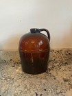 Peoria Pottery Brown Glazed Stoneware 1 Gallon Jug Antique