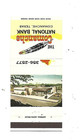 Comanche National Bank   Matchcover    Comanche  Texas