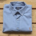 Polo Ralph Lauren Men s Classic Fit Light Indigo Chambray Shirt Long Sleeve