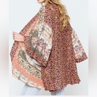 Anthropologie Aratta Animal Abstract Print Kimono