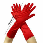 Long Gloves Wedding Bridal Silk Gloves For Evening Party Costume Banquet Mitten 
