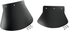 Drag Specialties Rubber Mud Flaps - Large - Plain Motorcycle Street Ds393701