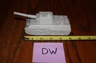 Vintage Marx Battleground Light Gray German  351 Army Tank Dw - Mpc  Timmee