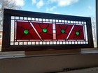 Vintage Antique Victorian Stained Glass Window 1890 s  fully Restored  
