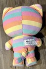 Hello Kitty Sanrio Gund Pastel Striped Rainbow Plush Stuffed Animal 11 In  Cute