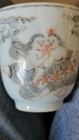 Chinese Porcelain Cup Juno Grisaille
