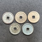 Lot 6 Pcs Ancient Chinese Coins Ming Dynasty  Yongle Tong Bao