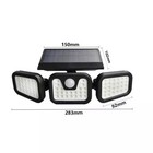 2 Pack Solar Led Motion Sensor Lights Ip65 Waterproof Outdoor Security Wall