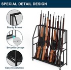 Gun Rack  Shotgun Racks Heavy Duty Rifle Rack Vertical Gun Display Stand Gun Sto