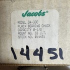 Lot Of 2 New Jacobs Chucks Plain Bearing 633c 34-33c 0 To 1 2  Capacity