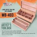 Us Art Supply Artist Wood Pastel  Pen  Marker Storage Box With Drawer s 