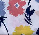 Kate Spade New York Floral Gala Blended Fabric Shower Curtain 72x72 New
