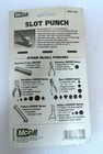 Mcgill Handheld Badge Punch 9 16 X 1 8 Horizontal Slot  -   1 8  - 1 2  Reach