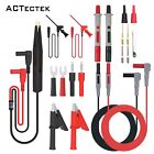 Multimeter Test Lead Kit With Alligator Clip Banana Plug Electrical  Fluke Bag