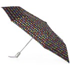 Totes Black Rain Drops Umbrella Eco Friendly Auto Open Upf 50 44 