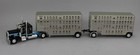 Dcp 1 64  black   White  Peterbilt 389 W double 28  Wilson Livestock Pups Nib