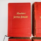 Lot Of 4 Antique Baedeker Travel Guides Austria-hungary Germany Nord-deutschland