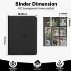 540 Pocket Trading Card Binder 9 Pocket Album For Tcg Mtg Sports Cards