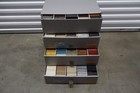 Garrett Leather Upholstery Sample Swatch Library 4 Boxes Assorted Colors Texture