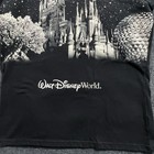 Disney Parks Shirt Womens Top Extra Large Tower Of Terror Castle Black Sparkle