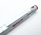 Nos Vintage Rotring 600 Gold Fountain Pen Silver 750 Gold 18k B Nib Germany