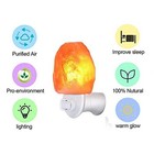 Salt Night Light pink Himalayan Salt Lamp mini Carved Salt Crystal Night Light 