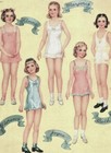 Vintage 1940s Paper Dolls Give Party  Rare  Orig Size Uncut Repor Read All